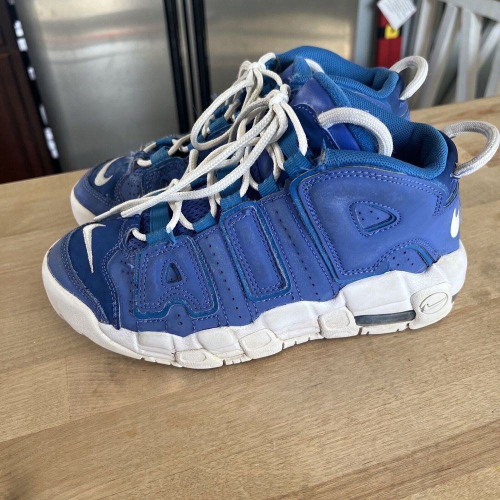Nike Air More Uptempo Battle Blue DM1026-400 Size 3Y